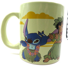 Disney Lilo Stitch Aloha Ceramic Coffee Tea - Cup Mug 16 oz Mulicolor