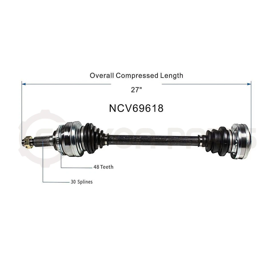 Rear Right CV Axle Joint Shaft Assembly For 2001 02 03 04 05 Lexus IS300 3.0L L6 - Image 4 of 4