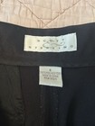 Vintage Scott Sterling Womens Size 6 Bermuda Pleated Black Shorts — photo 2
