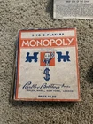Monopoly - Parker Bros Blue Box w/ Instructions - Vintage 1935 (See Description)