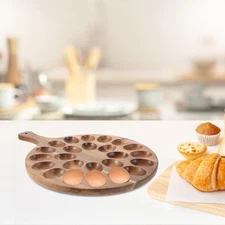 Deviled Egg Stand Eggs Plate Carrier Countertop Holder for Fresh Cute Platter