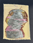 2 Mini Silk Warner Woven Label 4" x 3" Blue Boy Mlle. Brongniart WW L CO DEL HH — photo 5