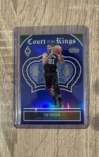 Tim Duncan 2023/24 Panini Phoenix Court of the Kings Blue Prizm 9/25 - MINT
