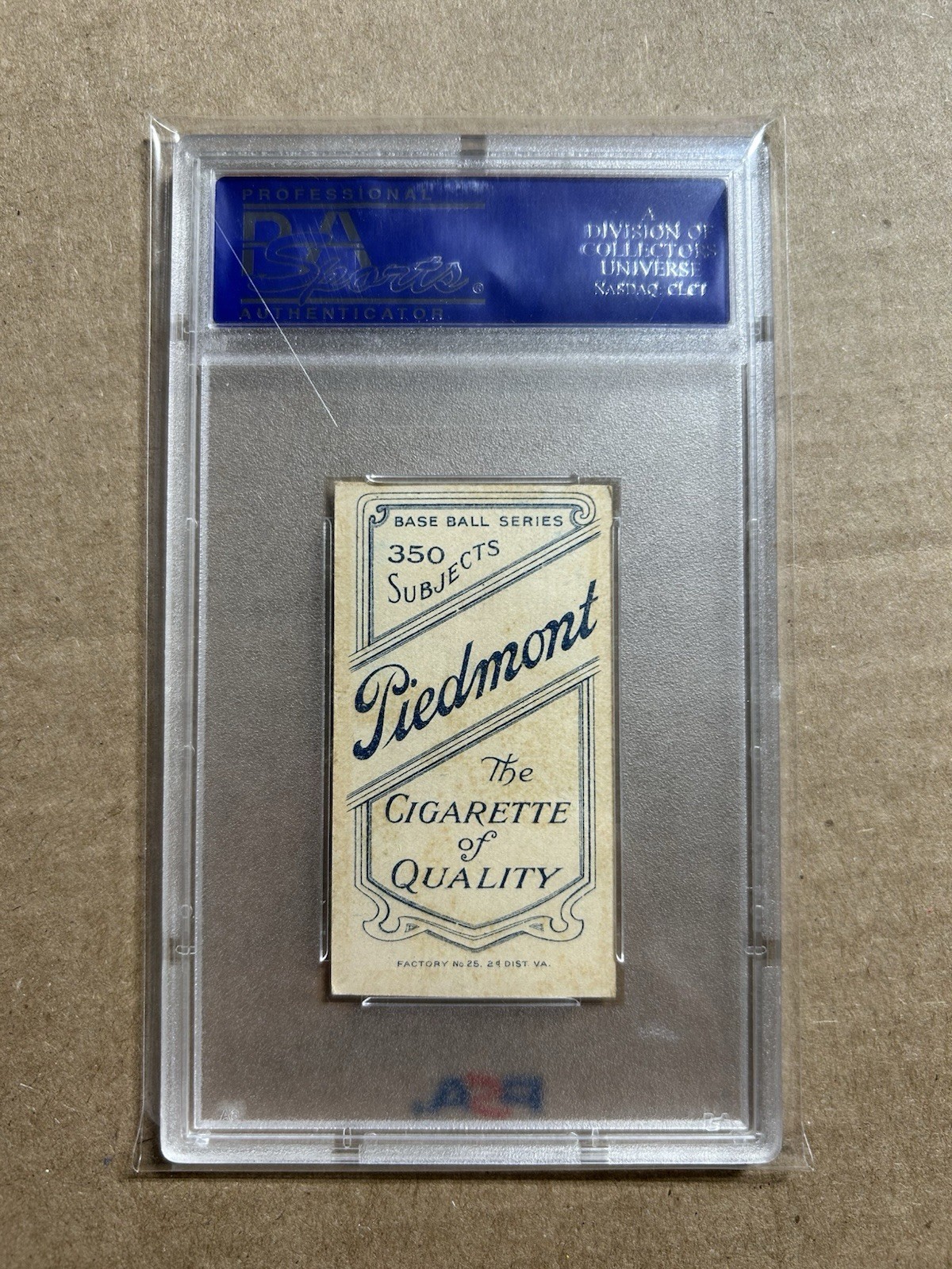 1909-11 T206 JEAN DUBUC PIEDMONT 350 PSA 5 EX view 2