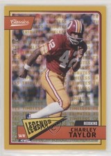 2018 Classics Legends Timeless Tributes Gold 22/99 Charley Taylor #189 HOF 0o26