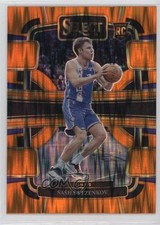 2023-24 Panini Select Concourse Orange Flash Prizm Sasha Vezenkov #74 12fr