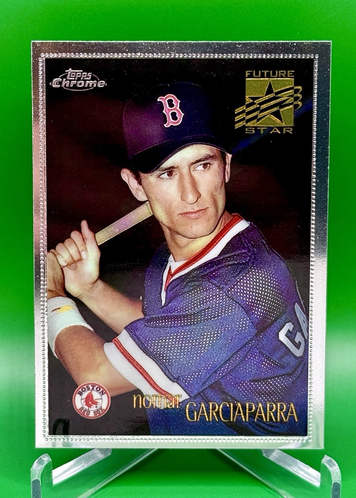 1996 Topps Chrome Future Stars Nomar Garciaparra #73 Boston Red Sox Nomah Nomie