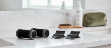 Volumizing Hot Rollers LUXE, 2 Ct, Black, Velvet Flocking, Cool Grip, Clips