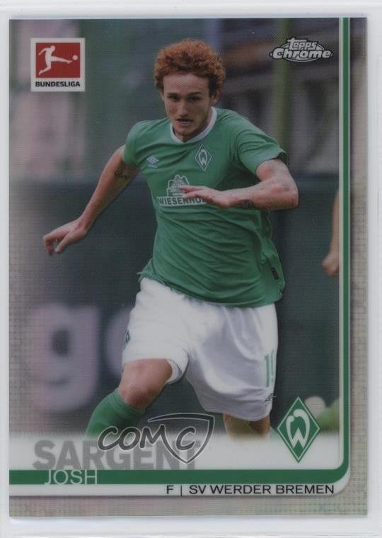 2019-20 Topps Chrome Bundesliga Refractor Josh Sargent #27 06t1