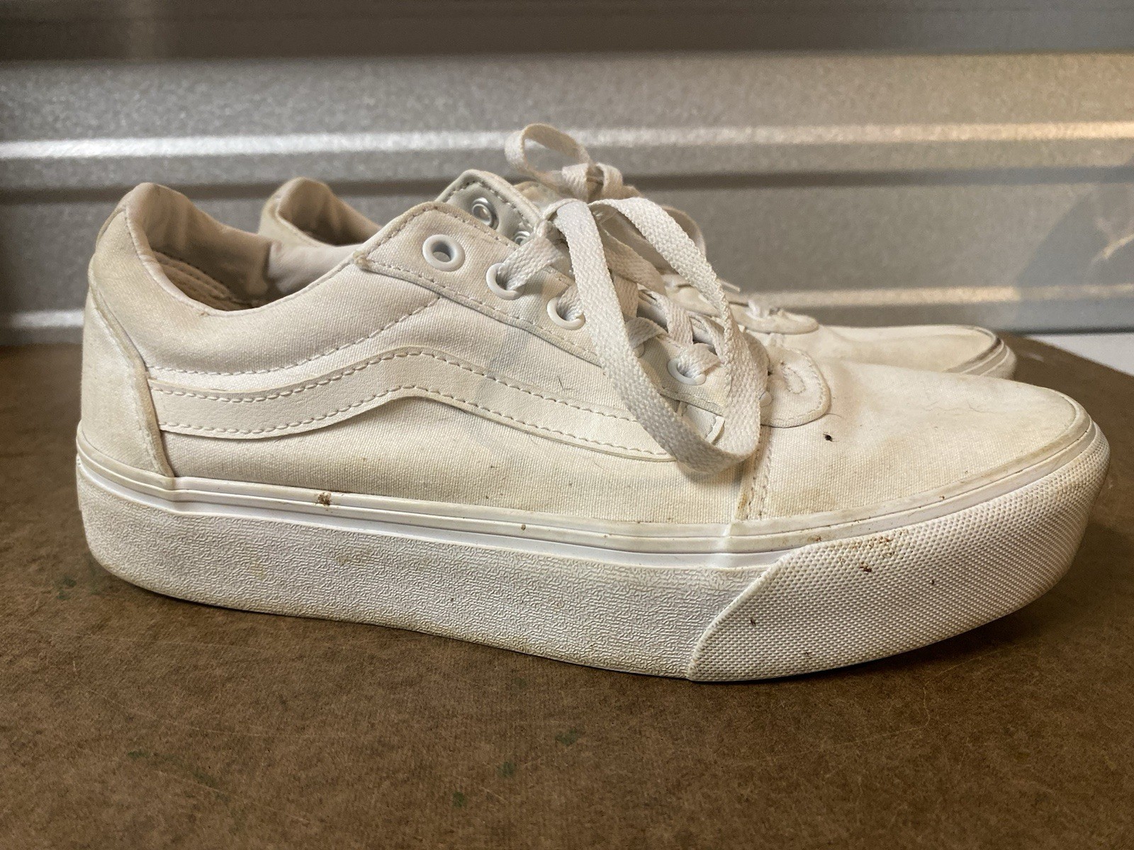 Vans Old Skool Stackform Platform Thick soles Whi… - image 11