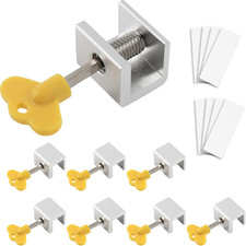 8 Pcs Sliding Window Locks Aluminum Alloy Window Stoppers Adjustable Window Door