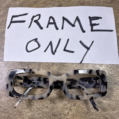 HiP Optical Mokka Eyeglass Frames Gray Black Tortoise Full Rim 52-23-145-30mm