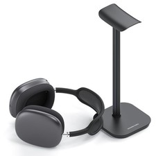 Headphone Stand, Desktop Headset Holder Heavy Base Desk Earphone Stand Alumin...