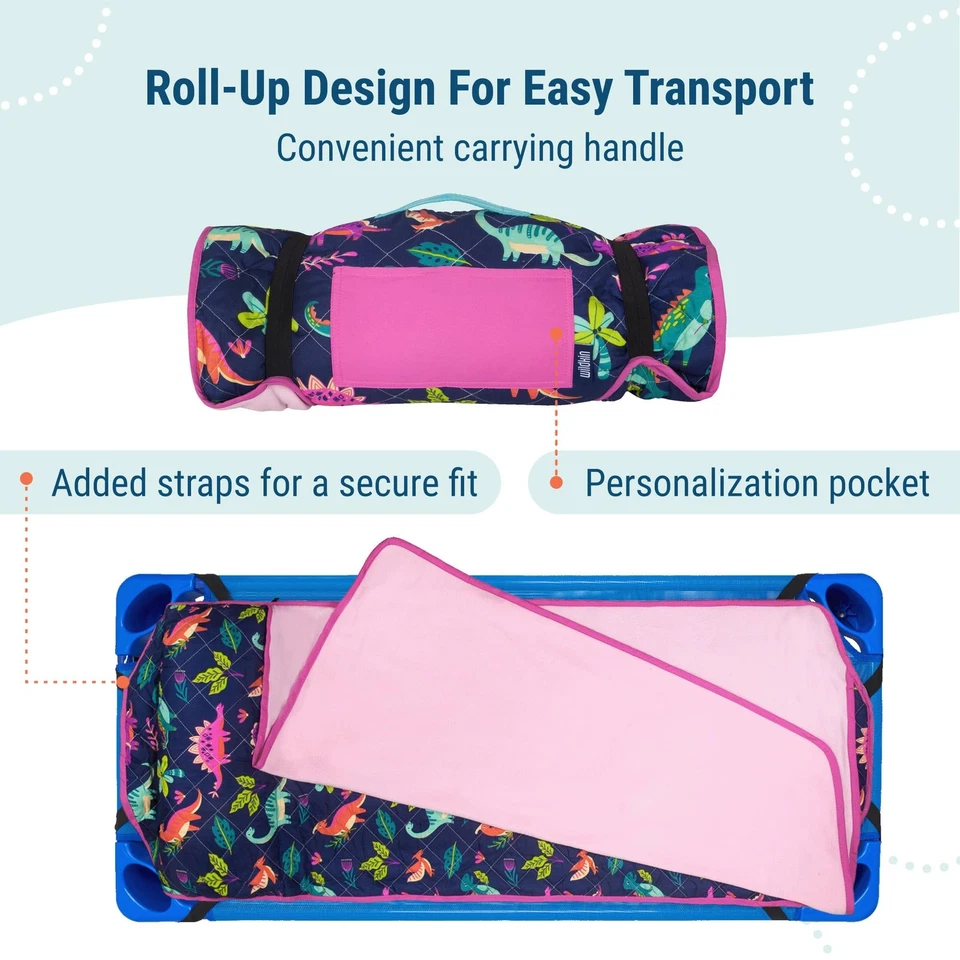 Alfombrilla acolchada moderna de microfibra con almohada reutilizable para niños y niñas, idea... Foto 4 de 4