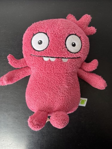 2019 Ugly Dolls Moxy 9" Pink Stuffed Monster Plush Toy Hasbro Bean Bottom