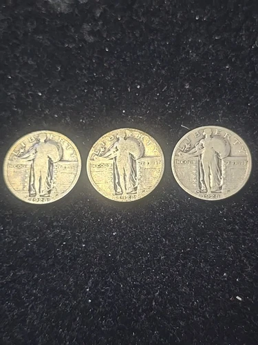 1928 S,D&P Standing Liberty Quarters