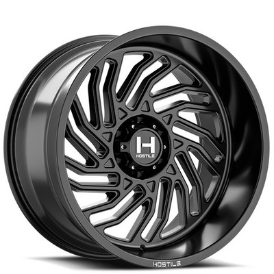 Hostile Wheels H140 Twister 20x10 Satin Black (4pcs) A2