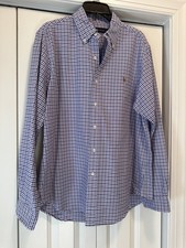 Polo Ralph Lauren Men's Checkered Purple Button-Down Shirt Size Large