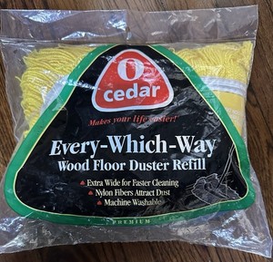 NEW #258 O Cedar Every Which Way Wood Floor Duster Refill Fits #257 Washable 