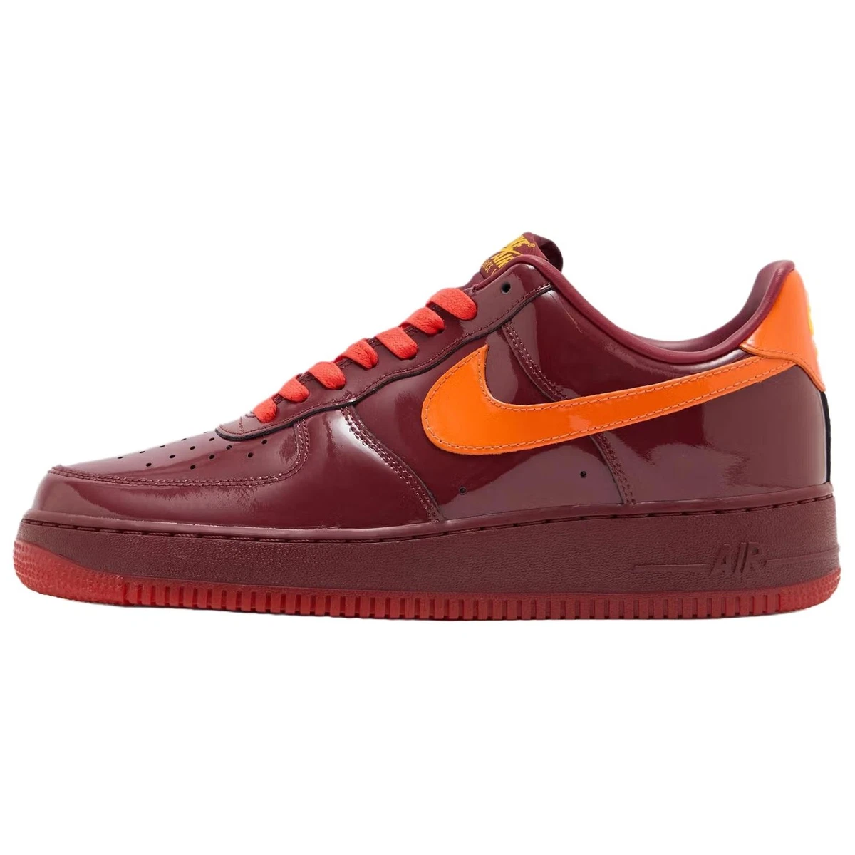 Nike Air Force 1 Low Patent Leather Dark Team Red for Sale