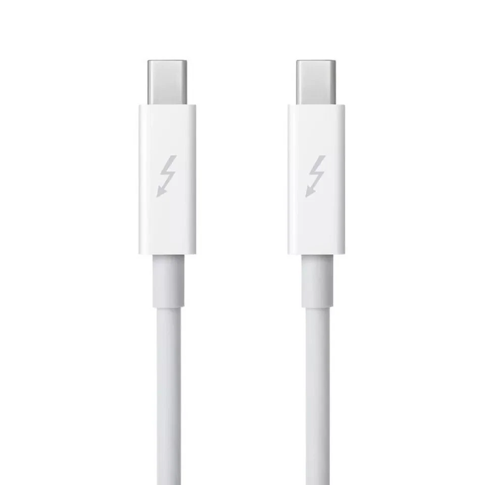 Thunderbolt 2 to Thunderbolt 2 Cable 20Gbps 2M for Apple MacBook Air/Pro/iMac - Immagine 2 di 4