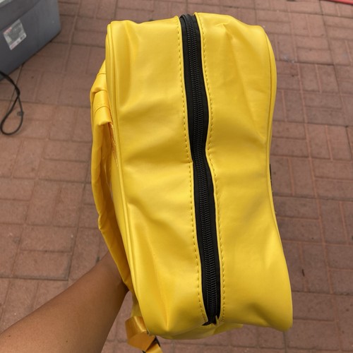 Super Mario Yellow Star PU Leather Backpack Bookbag Bag Adjustable 3D - Picture 3 of 8