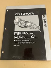1993 Toyota A442f Automatic Transaxle Service Repair Manual Pn Rm388u 1993 Toyota A442f Automatic Transaxle Service Repair Manual Pn Rm388u