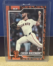 Topps 2026 Series 1 Carson Whisenhunt Rookie #184 San Francisco Giants Baseball