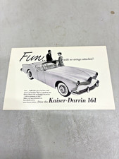 1954 Kaiser Darrin Fun Single Sided Sales Brochure 1954 Kaiser Darrin Fun Single Sided Sales Brochure