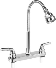 RV Kitchen Faucet,Camper RV Sink Faucets Kitchen Replacement,8 inch 2 Hole
