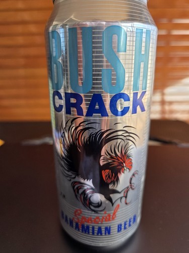 BUSH CRACK empty Beer Can Special Bahamian Beer