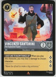 Vincenzo Santorini - The Explosives Expert 197/204 Reign of Jafar Lorcana