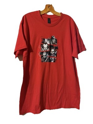 Gilden graphic T-shirt Size Large red short sleeve