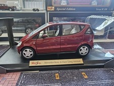 Maisto Mercedes-benz A-Class Long Version 1:18 Metal Minty red (Burgundy) 2001