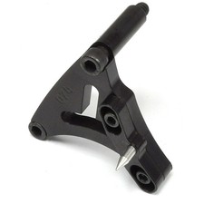 Ati Engine Timing Pointer 918954 7.000 Black Anodized Billet Aluminum For Sbc