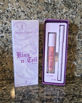 Beauty Creations Kiss N Tell Lip Duo Hey Shawty Shy Gurl Nude Lip Gloss & Liner