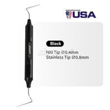 Dental Endo Condenser Gutta Percha Tips NITI Stainless Hand Plugger Black 40--80