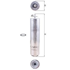 Kraftstofffilter für BMW 1-er E81 E82 E87 E88 3-er E46 5-er E60 F10 | 24532067