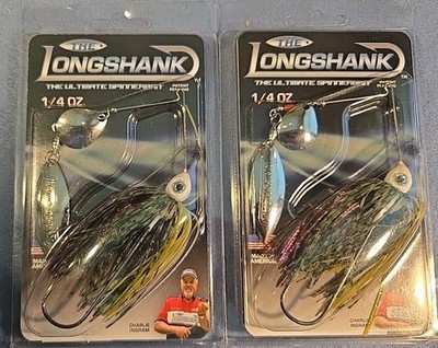 2 ~ ''THE LONGSHANK'' 1/4 oz Spinnerbait CWNN-PBG Pro Bluegill