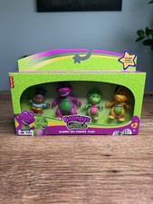 Fisher-Price Barney's World Barney Hey Friends 4 Pack 3" Figures New in Package
