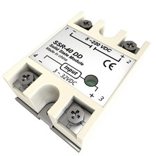 Solid State Relay 40DD Single Phase Semi-Conductor Relay Module SSR-40DD Inpu...