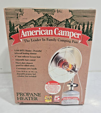 American Camper Portable Propane Heater Model 1098 New Open Box Unused