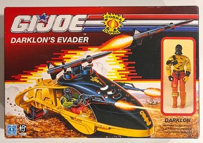 G.I. Joe DARKLON'S EVADER (1989 - Italienische Version - komplett im Karton)