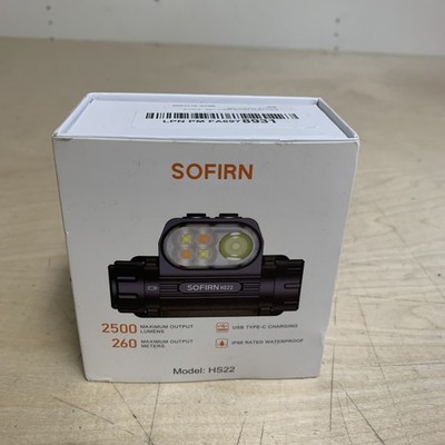 Sofirn HS22 Rechargeable Headlamp 2500 Lumens, Stepless Tint Mixing