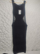 Ladies Pretty Little Thing Black Dress Size UK 4 BNWT