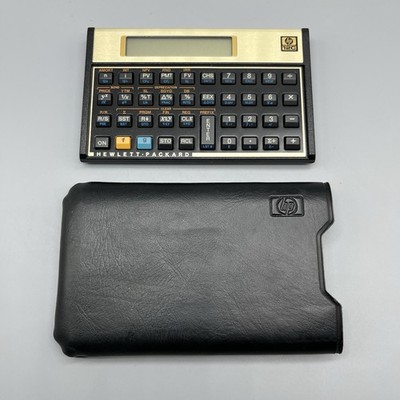 Vintage Hewlett Packard HP 12C Financial Calculator Works