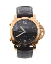 Panerai Luminor Flyback 18K Rose Gold Watch PAM00525