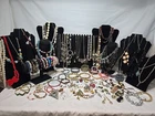 5.5+ Lbs Vintage Mixed Costume Jewelry Lot Necklace Bracelet Earrings Rings Bulk