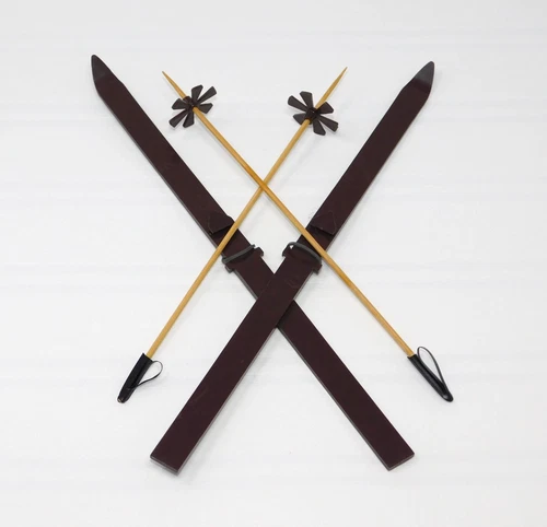 Vintage Barbie 1960s Ken SKIS & SKI POLES SET #798 Ski Champion