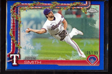 2025 Topps Holiday Chrome Josh Smith Blue Refractor /199